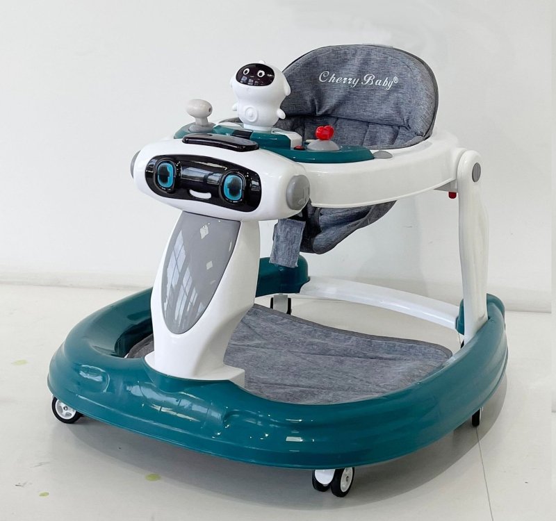 Baby Walker Anti-O-leg Baby Children's Multi-functional Anti-rollover Walker $167.98 Dana Fashion Color: Sea blue Size: Dazzle Baby & Mother Product information: Product name: Baby Walker Size: 72*62*44cm Material: Plastic Applicable age: 7-18 months Func