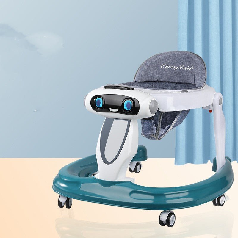 Baby Walker Anti-O-leg Baby Children's Multi-functional Anti-rollover Walker $152.59 Dana Fashion Color: Sea blue Size: Foundation Baby & Mother Product information: Product name: Baby Walker Size: 72*62*44cm Material: Plastic Applicable age: 7-18 months