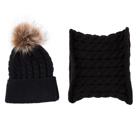 Baby Winter Caps + Scarf set $14.24 Dana Fashion Color: Black Baby Clothing Material: 100% COTTON Model Number: Baby Winter Cap Scarves Gender: Unisex Knitted Hat Scarf: Protect Head and Ears Baby Hat Scarf: Protect Neck