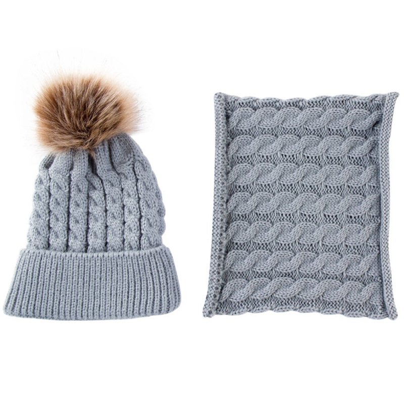Baby Winter Caps + Scarf set $14.24 Dana Fashion Color: Grey Baby Clothing Material: 100% COTTON Model Number: Baby Winter Cap Scarves Gender: Unisex Knitted Hat Scarf: Protect Head and Ears Baby Hat Scarf: Protect Neck