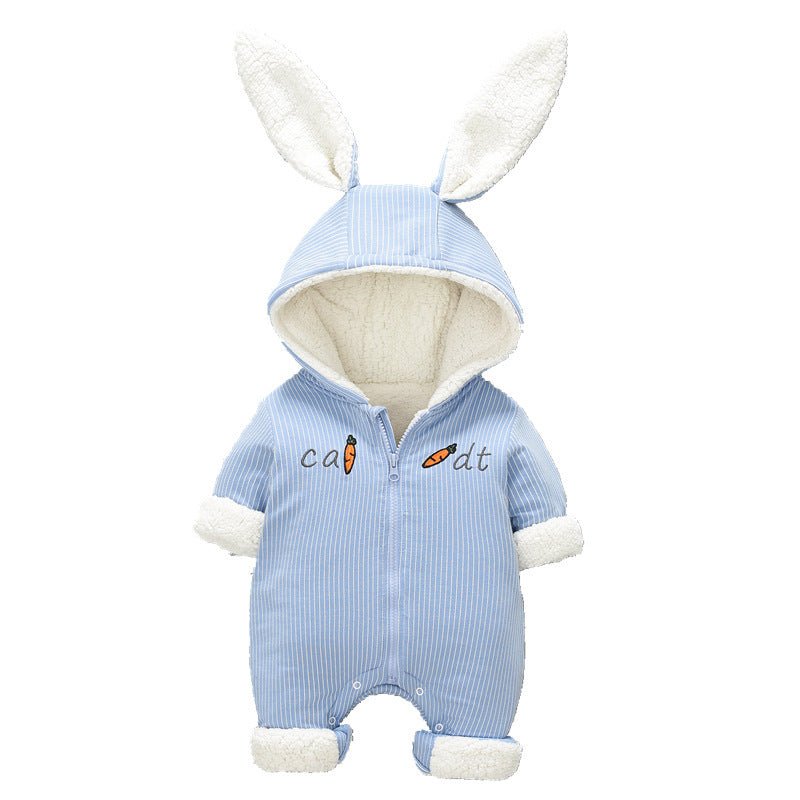 Baby winter clothes, jumpsuit $36.93 Dana Fashion Color: Pink Suit Height: 66cm Baby Clothing Applicable gender: neutral / male and female Sleeve length: long sleeve Whether hooded: there is a hat can not be removed suitable season: winter Whether to trim