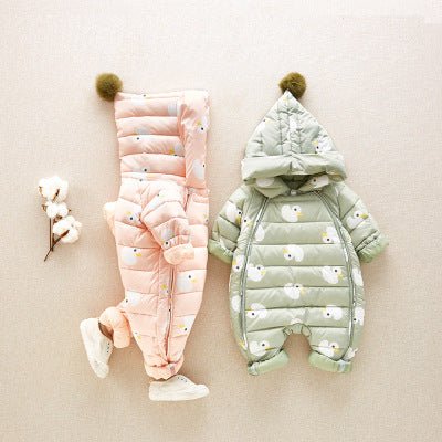 Baby winter white down jacket $119.55 Dana Fashion Color: Gray Size: 100cm Baby Clothing Fabric composition: 100% polyester fiber Liner material: 100% polyester fiber Filling: 90% white duck down 10% feathers 1. Asian sizes are 1 to 2 sizes smaller than E