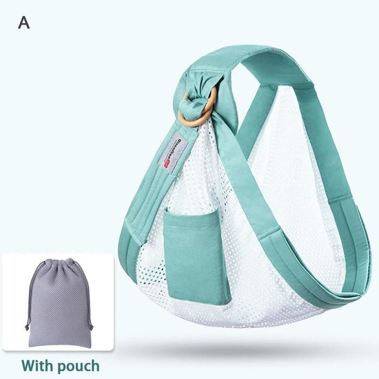 Baby Wrap Carrier Sling Adjustable Infant Comfortable Nursing Cover Soft Breathable Breastfeeding Carrier $40.27 Dana Fashion Color: Breathable turquoise Baby & Mother Overview Simulate uterine environment, easy to comfort baby Let baby's muscles relax an