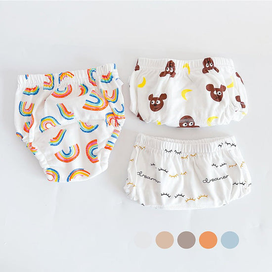 Baby's 6-layer Gauze Breathable Diaper Training Pants $30.61 Dana Fashion Color: Eyelash combination Size: L Baby Clothing Product information: Material: cotton Size: 90/M 8-12kg, 100/L 9-18kg Waist shape: high waist Color classification: grey wave love s
