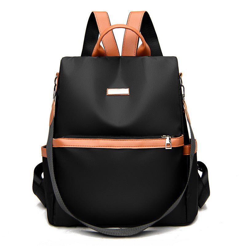 Backpack All-match Anti-theft Messenger Bag White Ditch $40.46 Dana Fashion Color: Black Women's Bags Product information: Lining texture: Polyester Pattern: solid color Color: black, blue, red, gray Processing Method: soft surface Outer bag type: Three-d