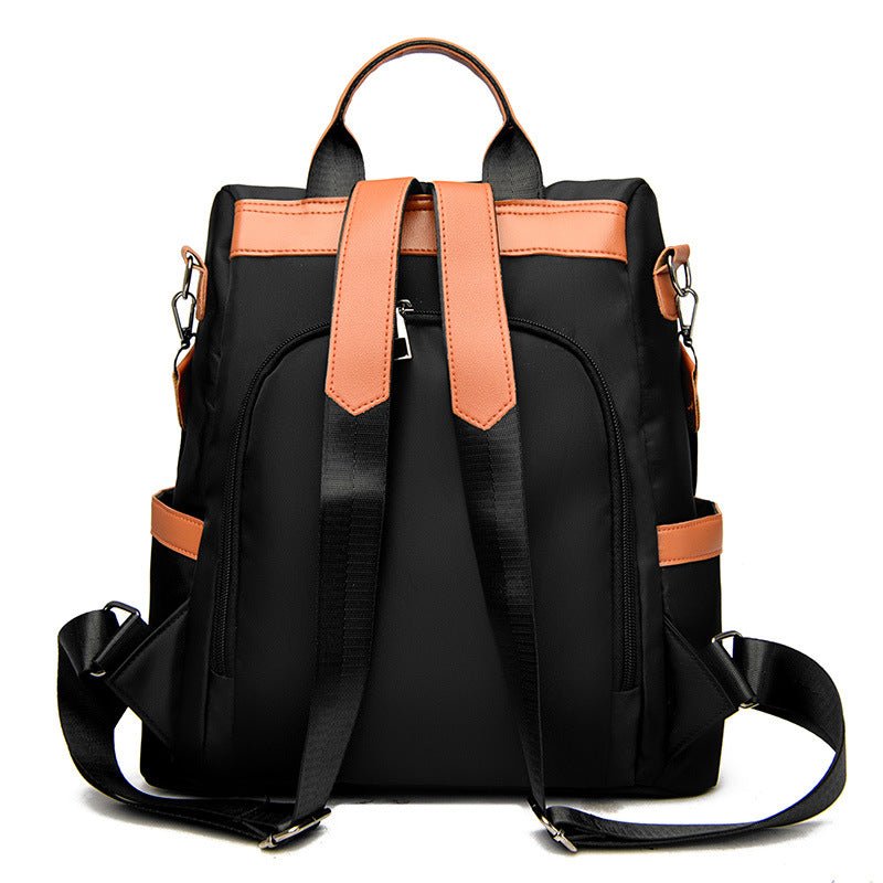 Backpack All-match Anti-theft Messenger Bag White Ditch $40.46 Dana Fashion Color: Black Women's Bags Product information: Lining texture: Polyester Pattern: solid color Color: black, blue, red, gray Processing Method: soft surface Outer bag type: Three-d