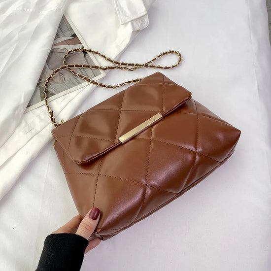 Simple Portable Casual Fashion Crossbody Diamond Embroidery Thread Chain Bag - DanaFashionstore