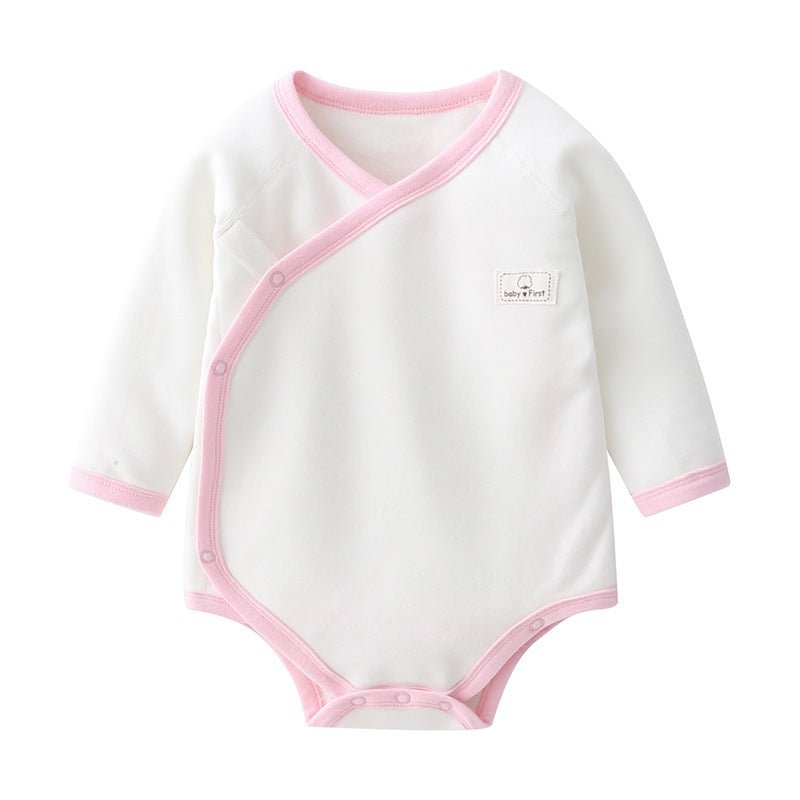 Bag Fart Clothes Autumn Winter Suit Baby $25.56 Dana Fashion Color: Pink Child size: 59cm Baby Clothing Product Information: Fabric name: cotton Style: Versatile Hooded or not: Not hooded Sleeve length: Long sleeves Main fabric composition: cotton 28.8%,
