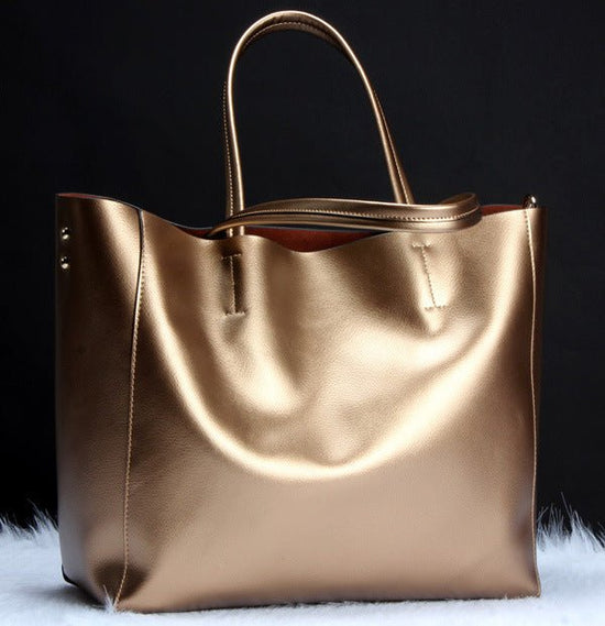 Bags Women New Mummy Bags European And American Fashion Women's Bags Shoulder Bags Handbags One Drop Shipping Bags $139.00 Dana Fashion Color: Bronze Women's Bags Product information: Material: High quality cowhide Color: Silver, bronze, wine, red, blue a