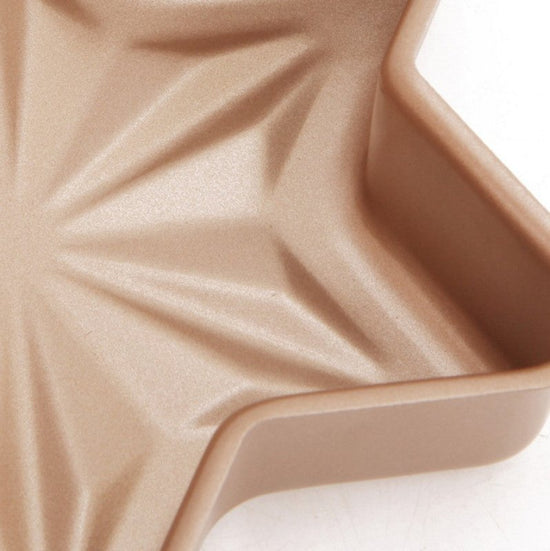 Bake mousse cake molds $28.01 Dana Fashion Color: Gold Dana's Kitchen Product Information: Product category: Cake mold Shape: Irregular texture of material; carbon steel Article number; WK9142 Purpose: Baking Packing list: 1 * cake mold Temperature resist