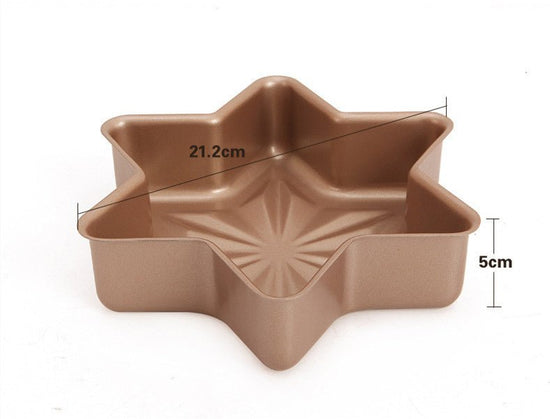 Bake mousse cake molds $28.01 Dana Fashion Color: Gold Dana's Kitchen Product Information: Product category: Cake mold Shape: Irregular texture of material; carbon steel Article number; WK9142 Purpose: Baking Packing list: 1 * cake mold Temperature resist