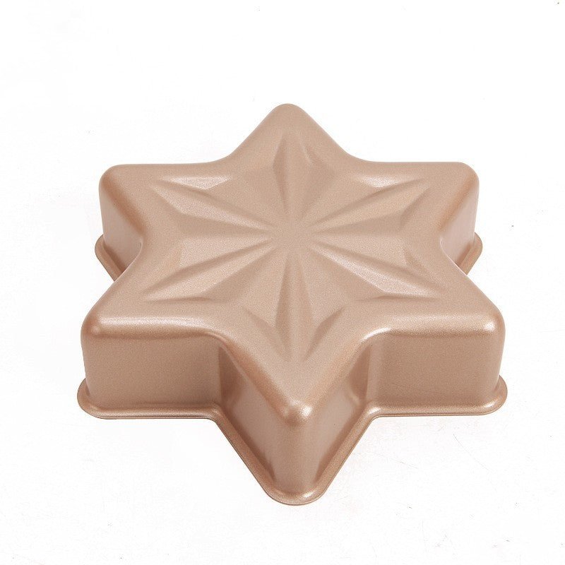 Bake mousse cake molds $28.01 Dana Fashion Color: Gold Dana's Kitchen Product Information: Product category: Cake mold Shape: Irregular texture of material; carbon steel Article number; WK9142 Purpose: Baking Packing list: 1 * cake mold Temperature resist