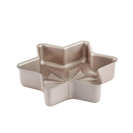 Bake mousse cake molds $28.01 Dana Fashion Color: Gold Dana's Kitchen Product Information: Product category: Cake mold Shape: Irregular texture of material; carbon steel Article number; WK9142 Purpose: Baking Packing list: 1 * cake mold Temperature resist