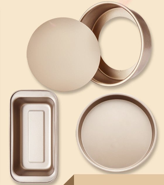 Baking Tool Set, Cake Mold Pizza Bakeware Oven Utensils $54.38 Dana Fashion Color: Gold threepiece set Dana's Kitchen Product Information: Color: gold three-piece set, three-piece abrasive tool set, 5 abrasive tools, 5golden abrasive tool Item: Baking too