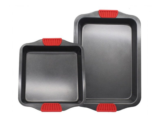 Baking tray $24.82 Dana Fashion format: A Size: 29X25.5X4cm Dana's Kitchen [name] silicone binaural luxury baking tray [Packaging] OPP bag packaging 【specification A: Square 29*25.5*4cm B: Rectangular 40*26.5*5.3cm [Material] high quality carbon steel + f