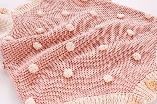 Ball Knitting Yarn For Girls, Infants And Children $28.64 Dana Fashion Color: Pink Child size: 66cm Baby Clothing Product information: Sleeve: Sleeveless Flat car stitch pitch 12~14 stitches/3cm: Yes Thickness: General Main fabric composition: cotton Main