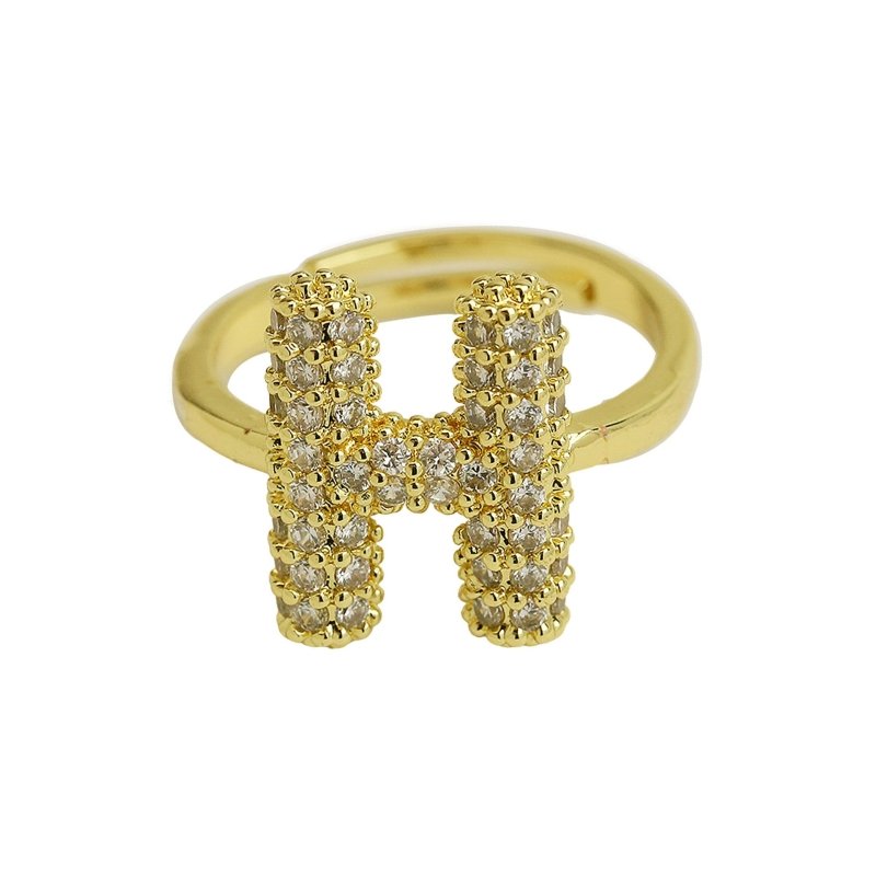 Balloon Bubble Cute 26 English Letters Open Ring $20.04 Dana Fashion Color: Gold Ring H Size: Adjustable Opening Women's Accessories Product information: Type: Opening Process: Electroplating Color: gold ring A, gold ring B, gold ring C, gold ring D, gold