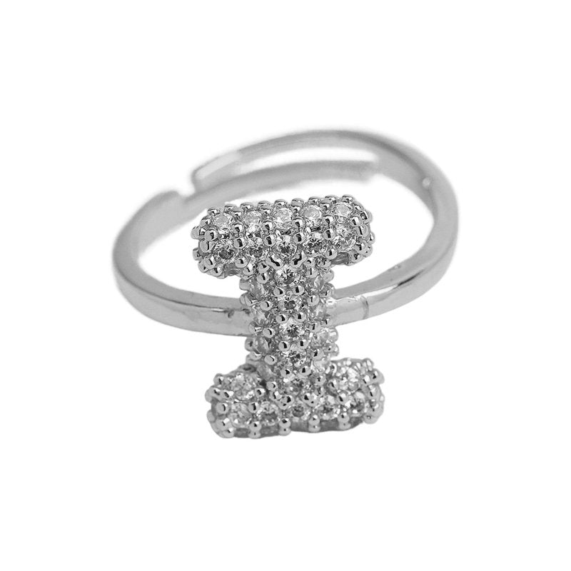Balloon Bubble Cute 26 English Letters Open Ring $20.04 Dana Fashion Color: Silver Ring I Size: Adjustable Opening Women's Accessories Product information: Type: Opening Process: Electroplating Color: gold ring A, gold ring B, gold ring C, gold ring D, go