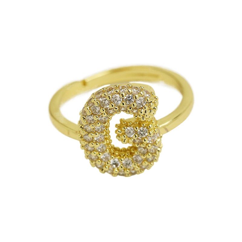 Balloon Bubble Cute 26 English Letters Open Ring $20.04 Dana Fashion Color: Gold Ring G Size: Adjustable Opening Women's Accessories Product information: Type: Opening Process: Electroplating Color: gold ring A, gold ring B, gold ring C, gold ring D, gold