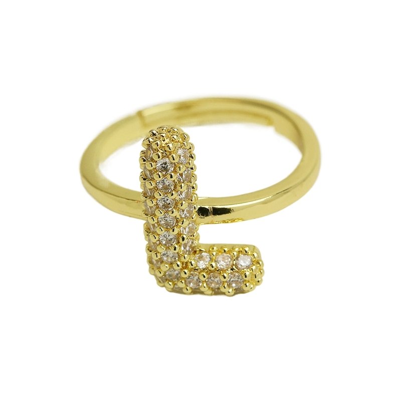 Balloon Bubble Cute 26 English Letters Open Ring $20.04 Dana Fashion Color: Gold Ring L Size: Adjustable Opening Women's Accessories Product information: Type: Opening Process: Electroplating Color: gold ring A, gold ring B, gold ring C, gold ring D, gold
