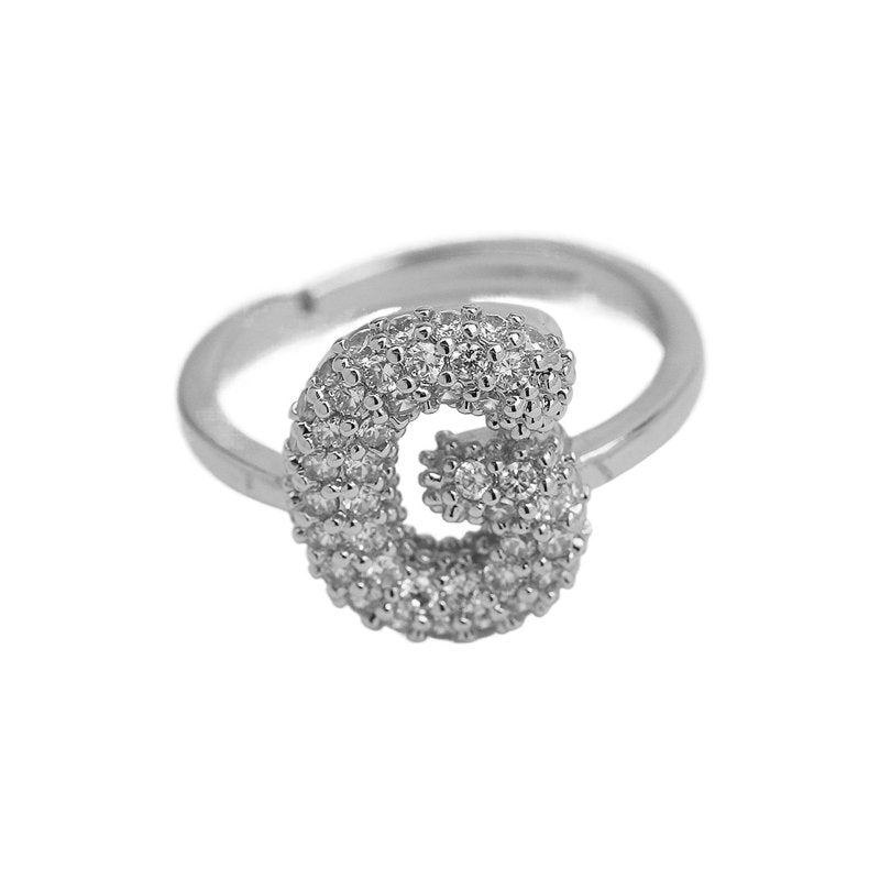 Balloon Bubble Cute 26 English Letters Open Ring $20.04 Dana Fashion Color: Silver Ring G Size: Adjustable Opening Women's Accessories Product information: Type: Opening Process: Electroplating Color: gold ring A, gold ring B, gold ring C, gold ring D, go