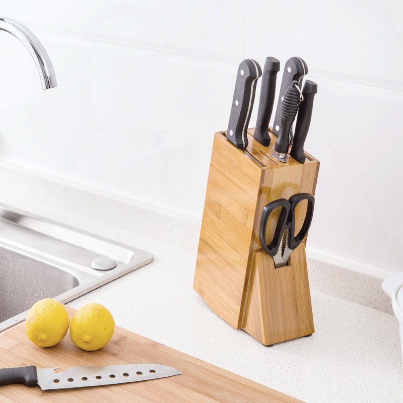 Bamboo Kitchen Accessories Storage Knife Holder $62.51 Dana Fashion Color: Bamboo knife holder Dana's Kitchen Product information: Material: Rattan/Wicker/Bamboo Item No.: TB-527230934466 Green and environmentally friendly, you can put five kitchen knives
