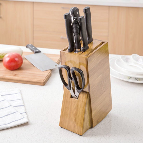 Bamboo Kitchen Accessories Storage Knife Holder $62.51 Dana Fashion Color: Bamboo knife holder Dana's Kitchen Product information: Material: Rattan/Wicker/Bamboo Item No.: TB-527230934466 Green and environmentally friendly, you can put five kitchen knives