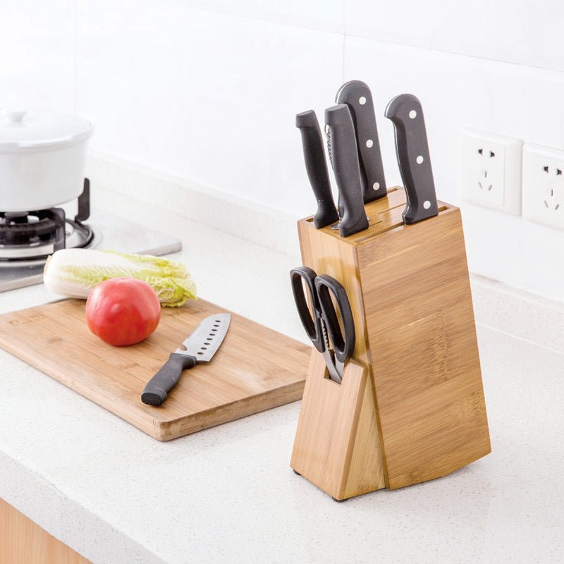 Bamboo Kitchen Accessories Storage Knife Holder $62.51 Dana Fashion Color: Bamboo knife holder Dana's Kitchen Product information: Material: Rattan/Wicker/Bamboo Item No.: TB-527230934466 Green and environmentally friendly, you can put five kitchen knives