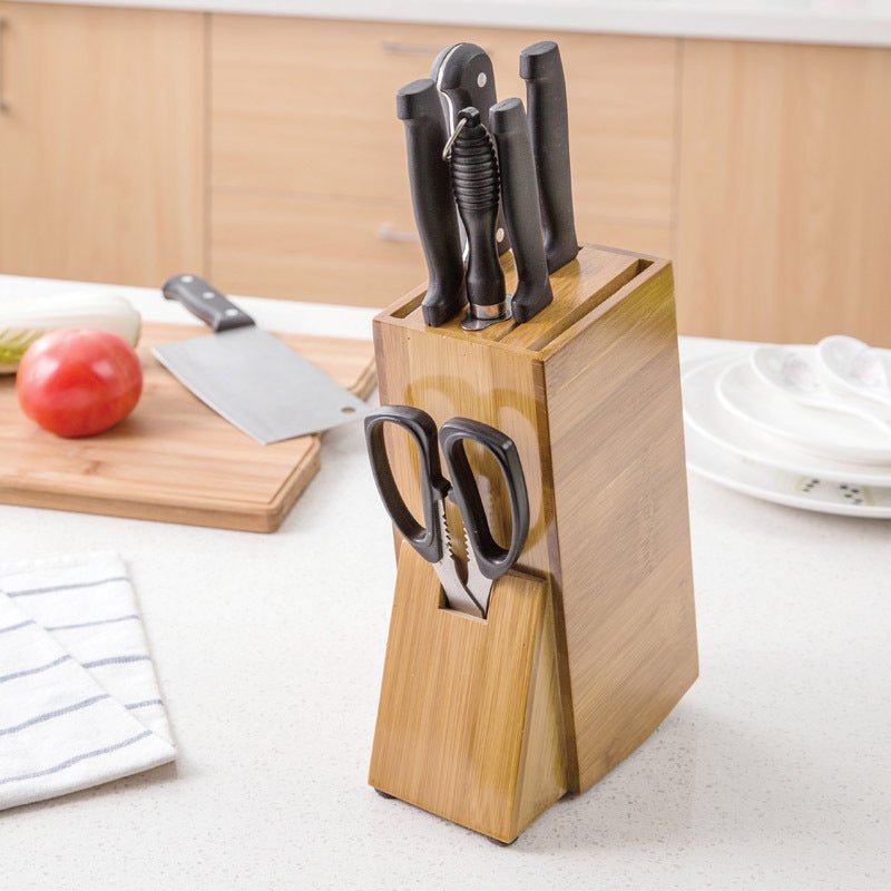 Bamboo Kitchen Accessories Storage Knife Holder $62.51 Dana Fashion Color: Bamboo knife holder Dana's Kitchen Product information: Material: Rattan/Wicker/Bamboo Item No.: TB-527230934466 Green and environmentally friendly, you can put five kitchen knives