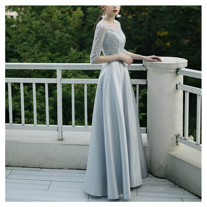 Banquet Party Elegant Evening Dress Women $98.50 Dana Fashion Color: Sky Blue Size: L Women's clothing Product information: Color: sky blue, brown, Milky White, peacock blue, red, dark red Sleeve type: sleeveless Main fabric composition: Polyester Waist T