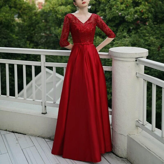 Banquet Party Elegant Evening Dress Women $98.50 Dana Fashion Color: Dark Red Size: L Women's clothing Product information: Color: sky blue, brown, Milky White, peacock blue, red, dark red Sleeve type: sleeveless Main fabric composition: Polyester Waist T