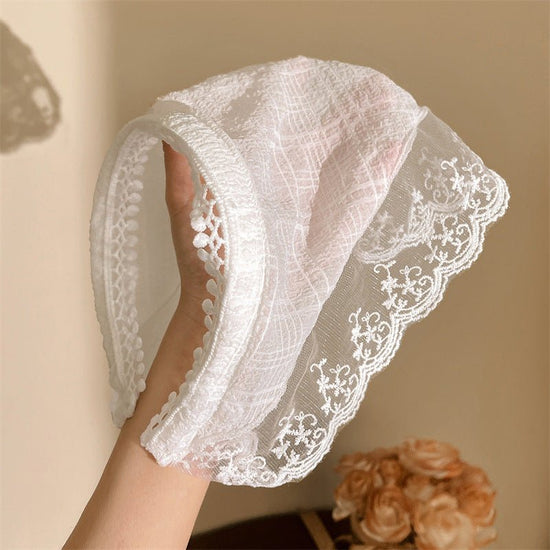 Baotou Kerchief Cap Pastoral Style Zhou Also Headdress With Same Kind Women $15.00 Dana Fashion Color: Pure White Women's Accessories Product information: Baotou tam-o'-shanter pastoral style weekly headdress and similar women Processing Technology: knitt