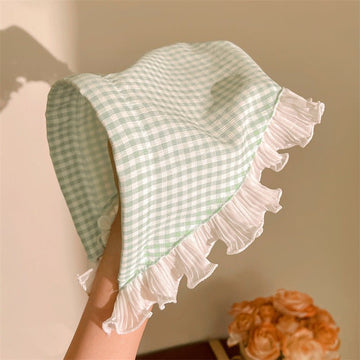 Green And White Plaid