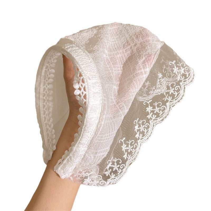 Baotou Kerchief Cap Pastoral Style Zhou Also Headdress With Same Kind Women $15.00 Dana Fashion Color: Apricot Pink Women's Accessories Product information: Baotou tam-o'-shanter pastoral style weekly headdress and similar women Processing Technology: kni
