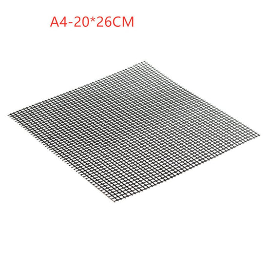 Barbecue Non-Stick Wire Mesh Grilling Mat Reusable Cooking Grilling Mat For Outdoor Activities $15.96 Dana Fashion Size: 1Packet quantity: 6pcs Dana's Kitchen Overview： 1. It is coated with high-quality Teflon with a glass fiber cloth. It has excellent an