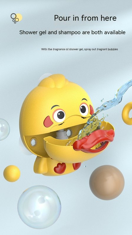 Bathroom Electric Cartoon Bubble Duck One-click Start Continuous Bubble Parent-child Interactive Water Toy $27.23 Dana Fashion Color: Chinese Toys & Hobbies Product information: Ability Training: emotion, vision, intelligence development, crawling, hand-b