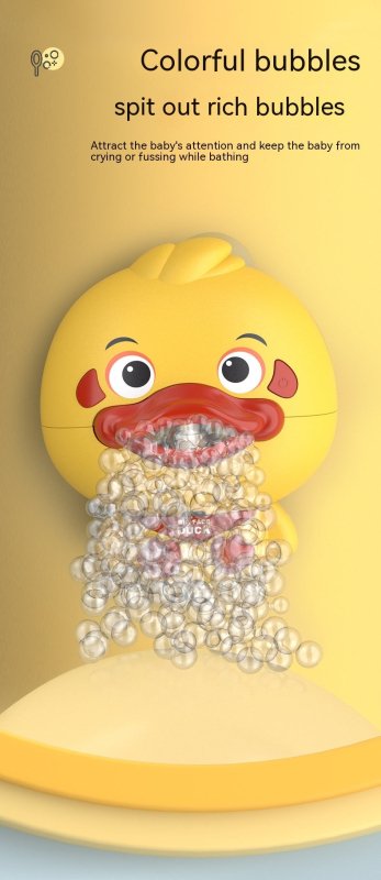 Bathroom Electric Cartoon Bubble Duck One-click Start Continuous Bubble Parent-child Interactive Water Toy $27.23 Dana Fashion Color: Chinese Toys & Hobbies Product information: Ability Training: emotion, vision, intelligence development, crawling, hand-b