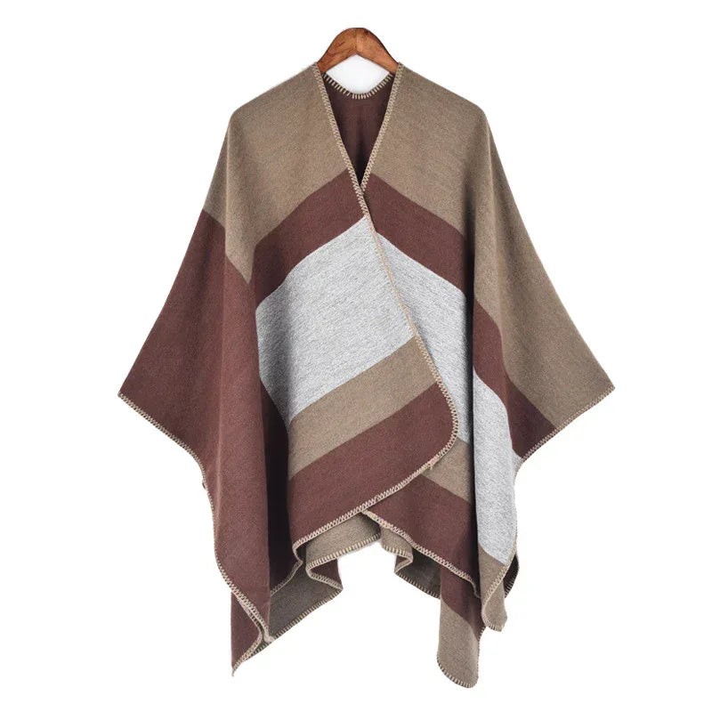 Women's Jacquard Silver Silk Shawl - DanaFashionstore