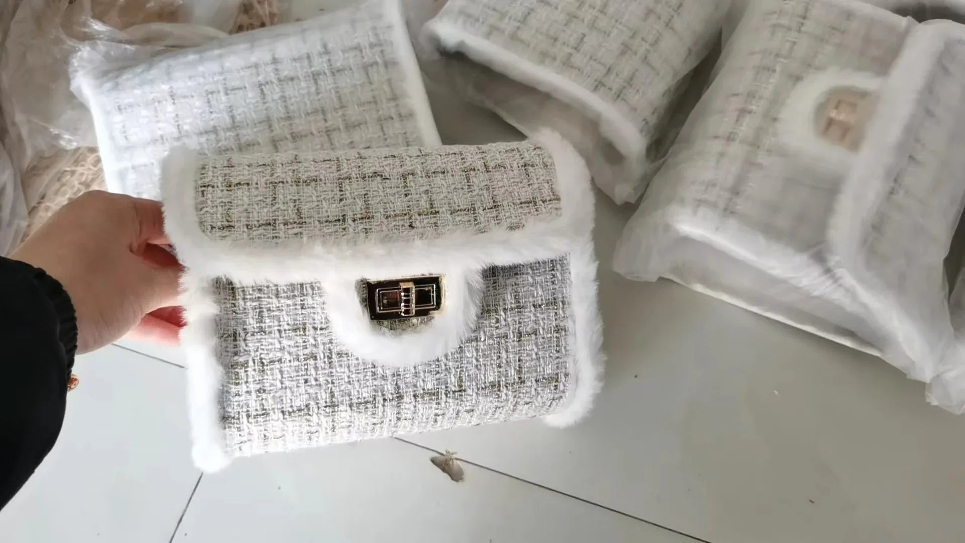 Fashion One Shoulder Printed Plaid Crossbody Bag - DanaFashionstore