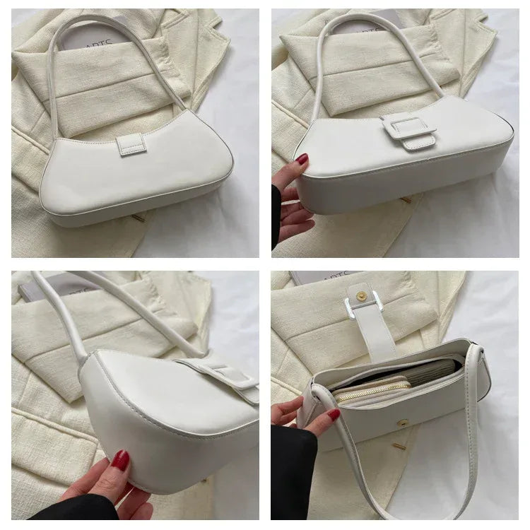 Western Style Shoulder Texture Crossbody Underarm Small Square Bag - DanaFashionstore