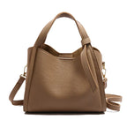 Korean Style Ins New Hong Kong Style Personalized Simple One-shoulder Underarm Bucket Bag Vegetable Basket Retro Crossbody Bag - DanaFashionstore