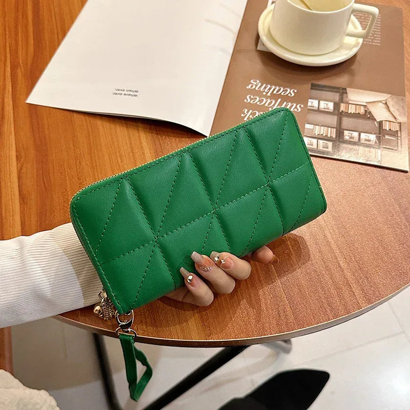 Rhombus Wallet Women's Long European And American Fashion - DanaFashionstore