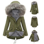 Parka Cotton-Padded Coat 2026 - Mid-Length Hooded Winter Jacket - DanaFashionstore