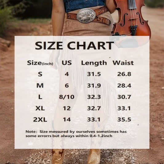 Women's Solid Color Vintage Fringe Hem Asymmetrical Suede Skirt Casual Boho Chic Summer Spring Vacation Outfit - Dana Fashion