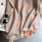 Cashmere-like Short Beard Tassel Thickened Warm Shawl Scarf - DanaFashionstore
