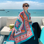 Sun-proof All-matching Shawl Beach Travel Dual-use Outdoor Beach Towel - DanaFashionstore