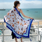 Sun-proof All-matching Shawl Beach Travel Dual-use Outdoor Beach Towel - DanaFashionstore