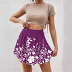 Women's Floral Print Loose Short Culottes - DanaFashionstore