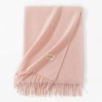Pure Color Artificial Cashmere Scarf Women's Winter High-grade Shawl - DanaFashionstore
