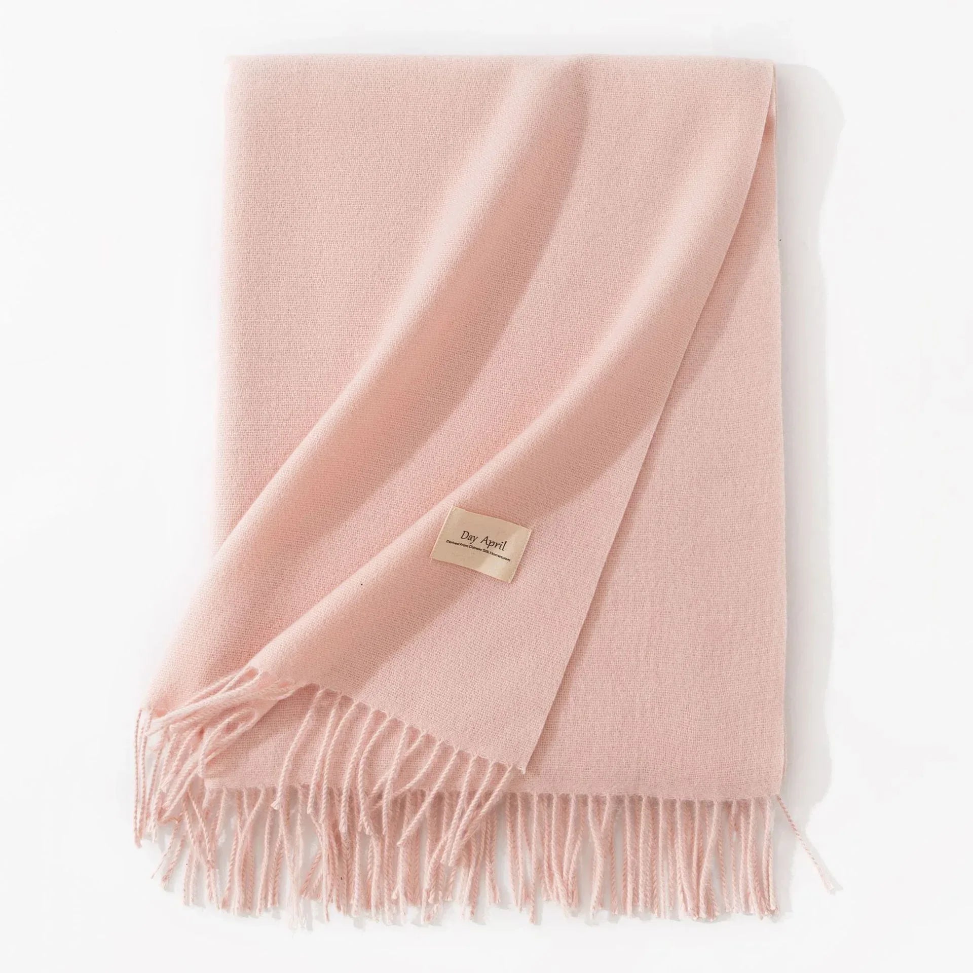 Pure Color Artificial Cashmere Scarf Women's Winter High-grade Shawl - DanaFashionstore